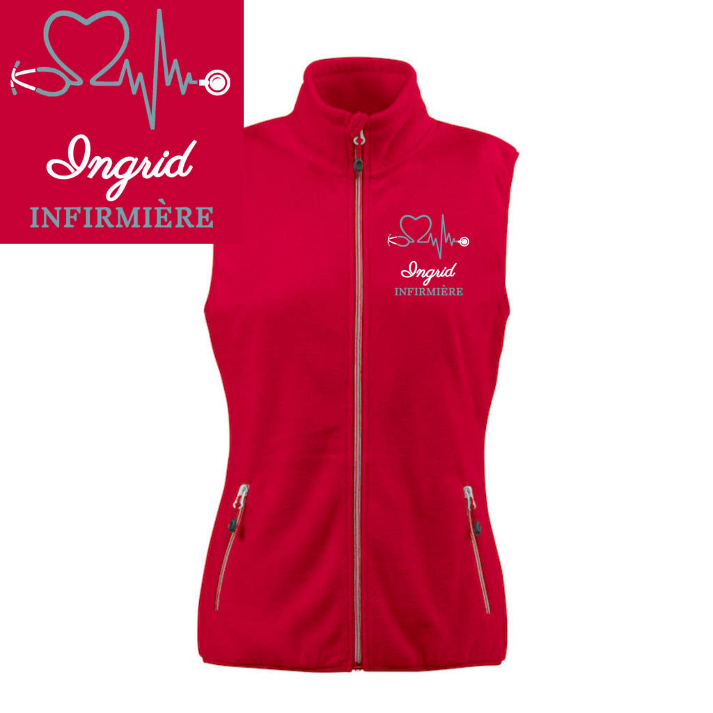 Gilet polaire sans sales manche femme grande taille