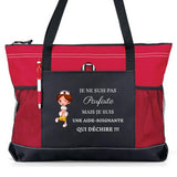 Sac personnalisé SOIGNANTE QUI DÉCHIRE sans prénom