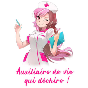 Veste à capuche Manga imprimée