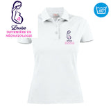 Polo femme imprimé - MOTIF FEMME ENCEINTE