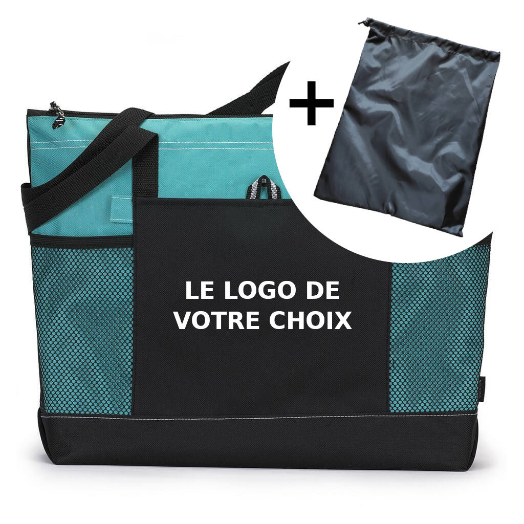 Sac personnalisé version KING SIZE (55 cm X 40 cm) + Housse à chaussures