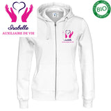 Veste à capuche femme - MOTIF AIDE À LA PERSONNE