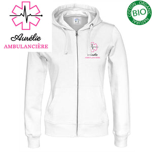 Veste à capuche femme - MOTIF AMBULANCE