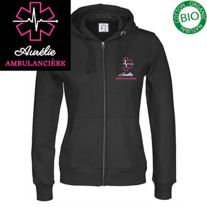 Veste à capuche femme - MOTIF AMBULANCE