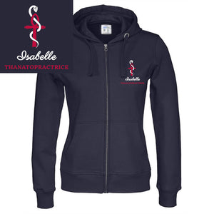 Veste à capuche femme - MOTIF THANATOPRACTRICE