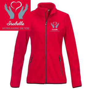 Veste polaire passe couloir personnalisee MOTIF AIDE A LA PERSONNE Le Kdo Cool