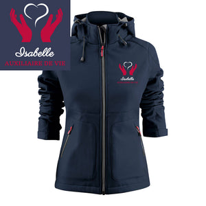 Veste Softshell Femme - MOTIF AIDE À LA PERSONNE