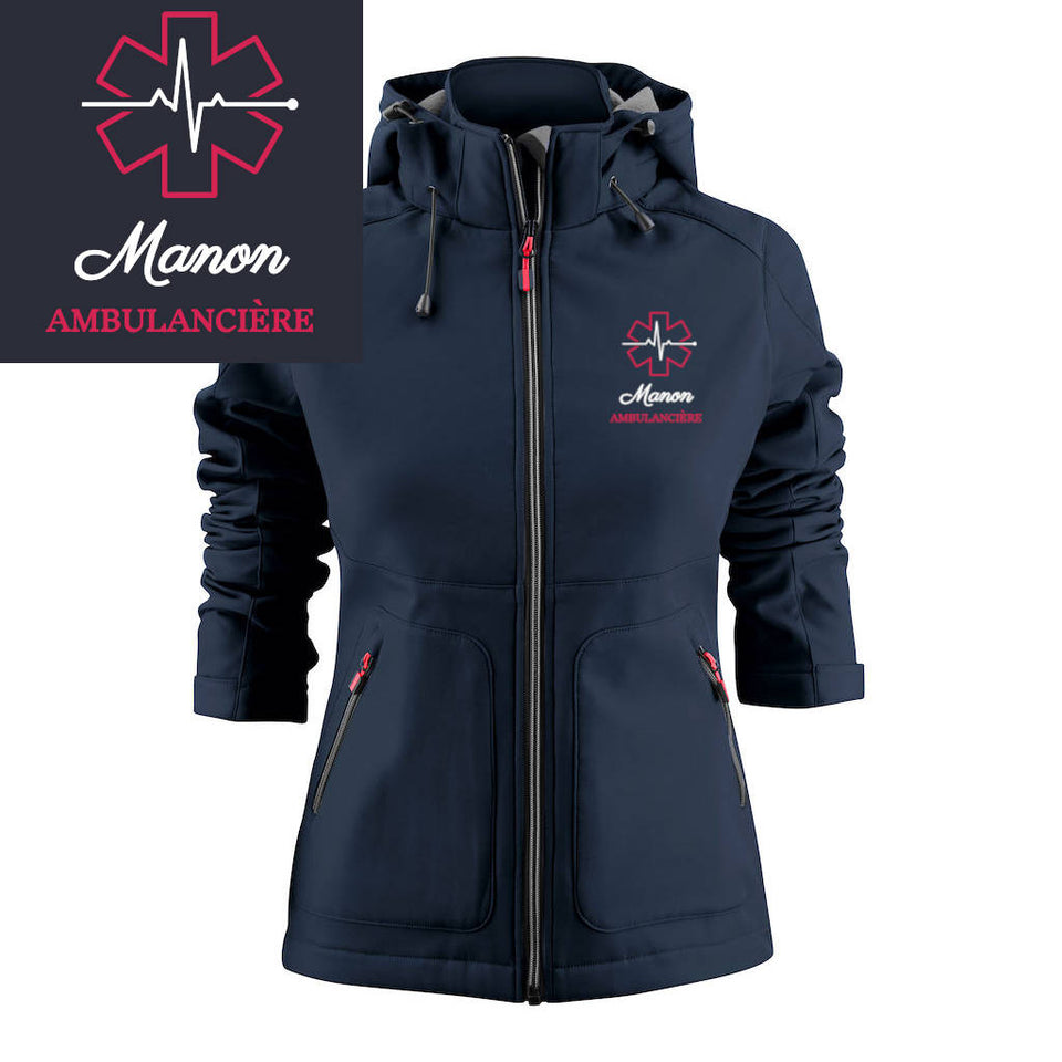 Veste Softshell Femme - MOTIF AMBULANCE