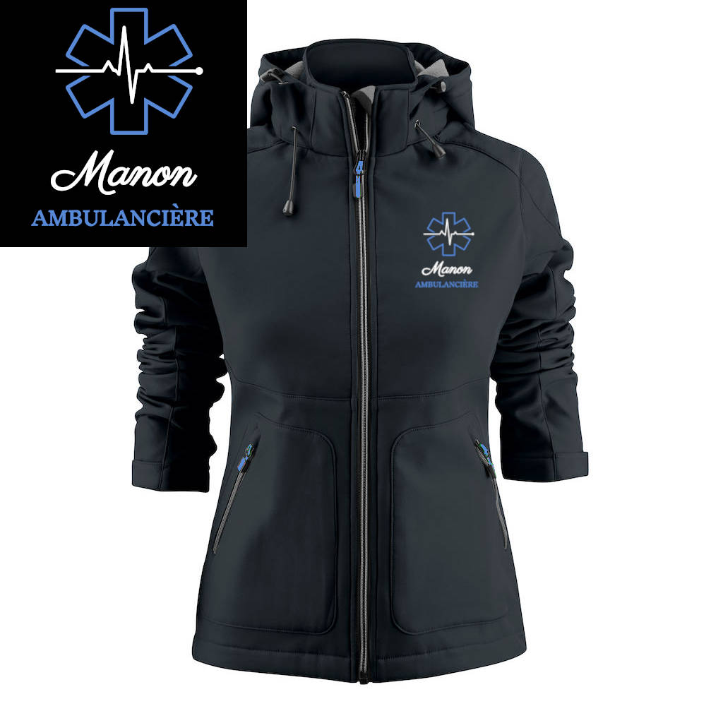 Veste Softshell Femme MOTIF AMBULANCE