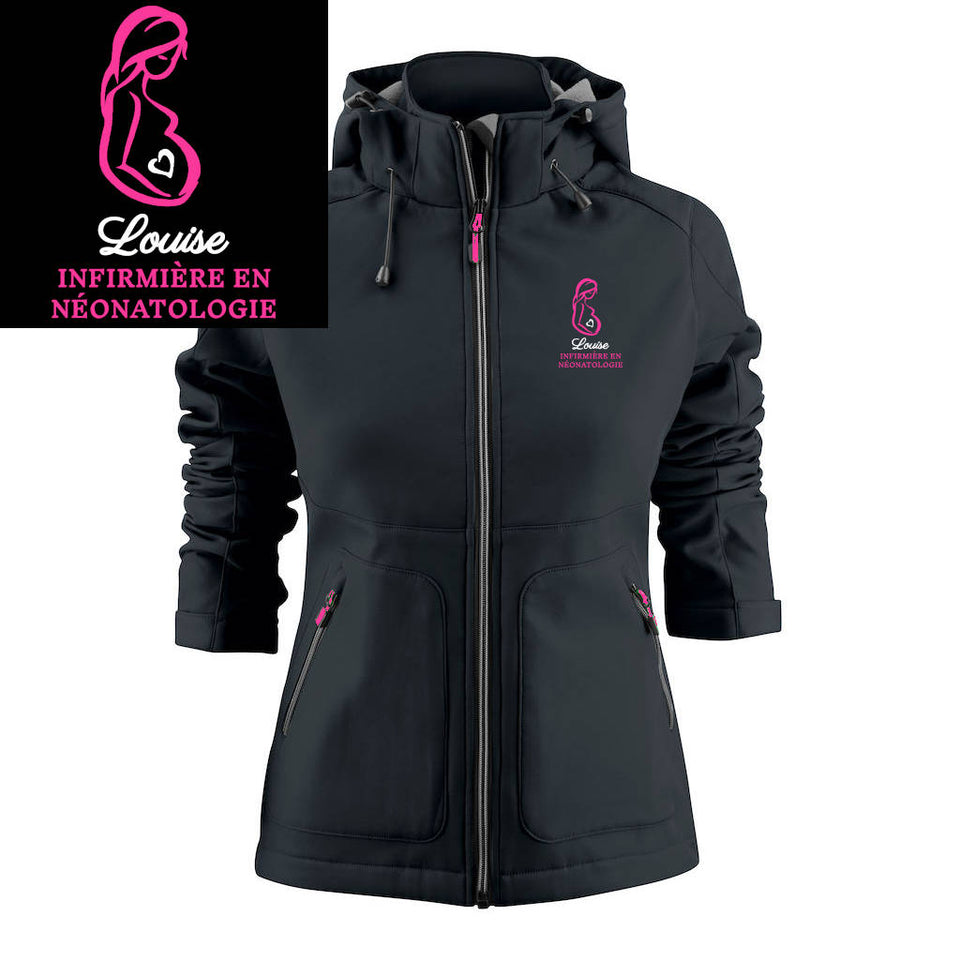 Veste softshell personnalis e pour pu ricultrice Le Kdo Cool
