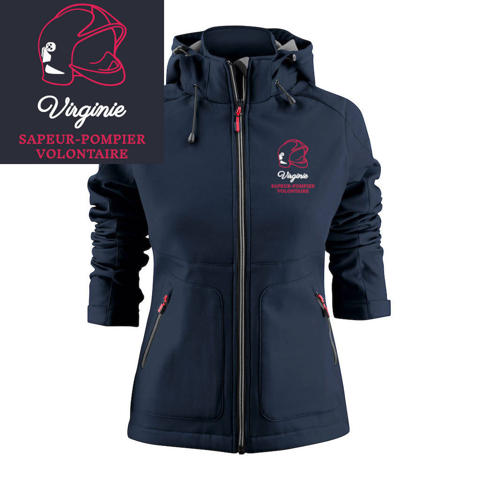 Veste softshell shop sapeur pompier