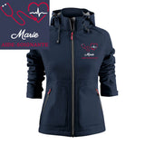 Veste Softshell Femme - MOTIF SOIGNANTE