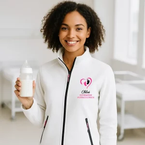 Polaire personnalisée infirmière puéricultrice