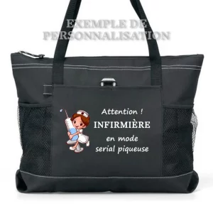 Sac Serial Piqueuse Personnalisé Noir