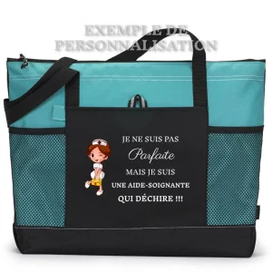 Sac Soignante qui déchire sans prénom Turquoise