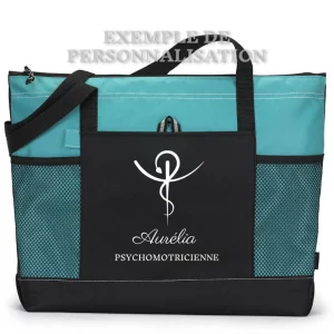 Sac Psychomotricienne Personnalisé Turquoise