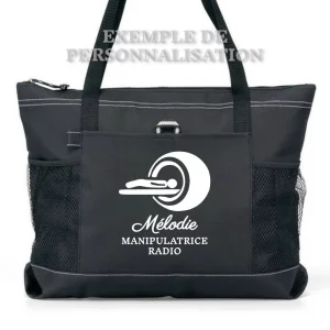 Sac manipulatrice radio personnalisé Noir