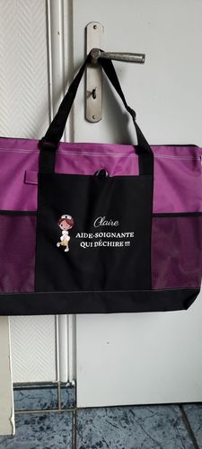 Sac grande taille personnalisé (55 cm X 40 cm) + Housse à chaussures photo review