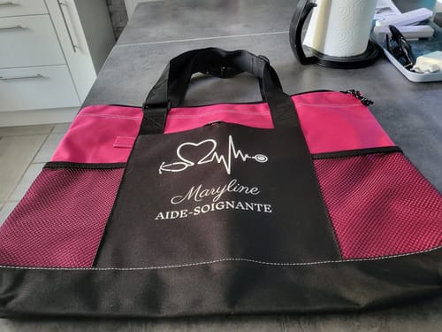 Sac infirmière personnalisé photo review