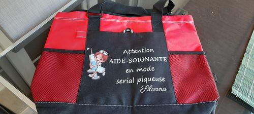 Sac serial piqueuse personnalisé photo review