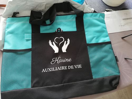 Sac auxiliaire de vie personnalisé photo review