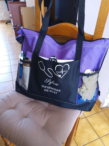 Sac infirmière personnalisé photo review