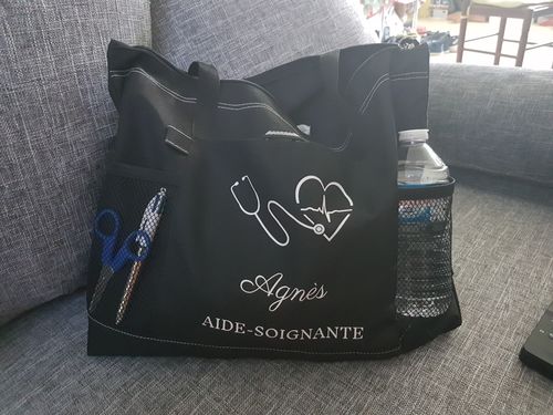 Sac infirmière personnalisé photo review