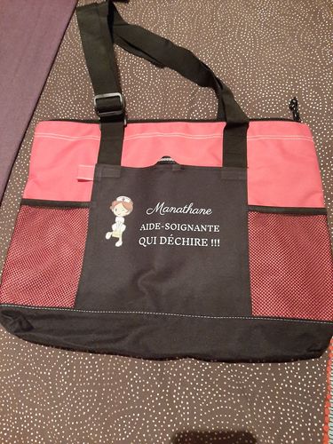 Sac maîtresse qui déchire avec prénom photo review