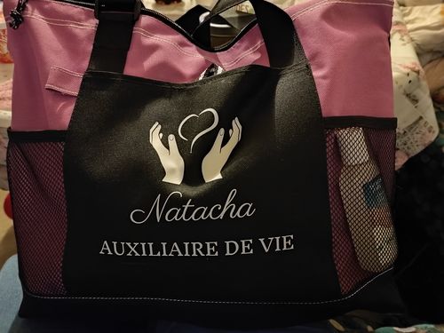 Sac auxiliaire de vie personnalisé photo review