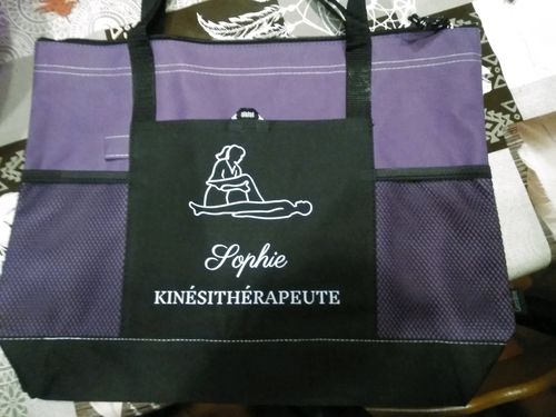 Sac kinésisthérapeute personnalisé photo review