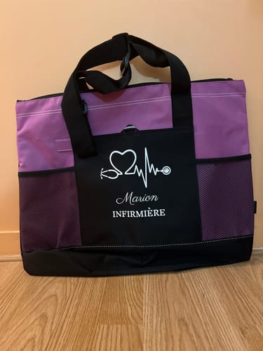 Sac infirmière personnalisé photo review