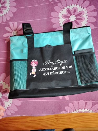 Sac auxiliaire de vie personnalisé photo review