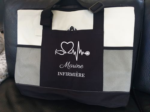 Sac infirmière personnalisé photo review