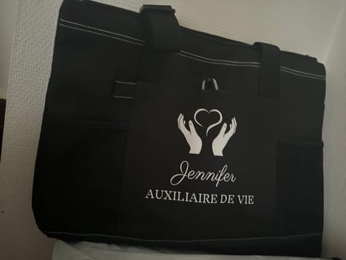 Sac auxiliaire de vie personnalisé photo review