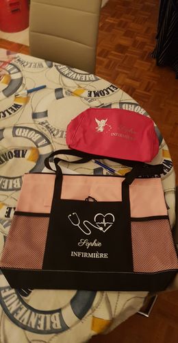Sac infirmière personnalisé photo review