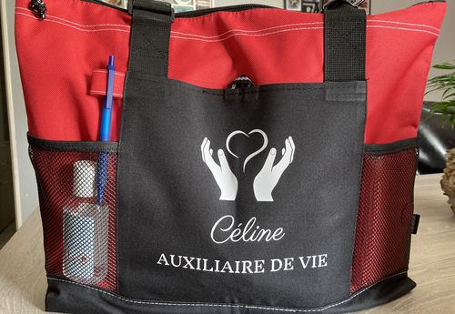Sac auxiliaire de vie personnalisé photo review