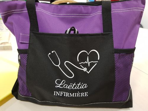Sac infirmière personnalisé photo review
