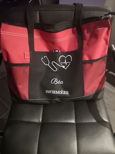 Sac infirmière personnalisé photo review