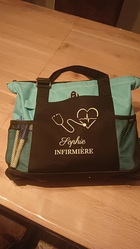 Sac infirmière personnalisé photo review