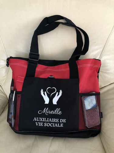 Sac auxiliaire de vie personnalisé photo review