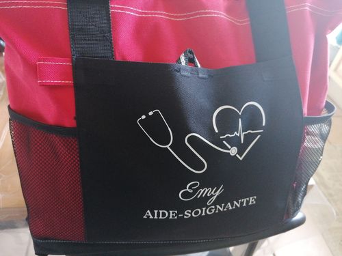 Sac infirmière personnalisé photo review