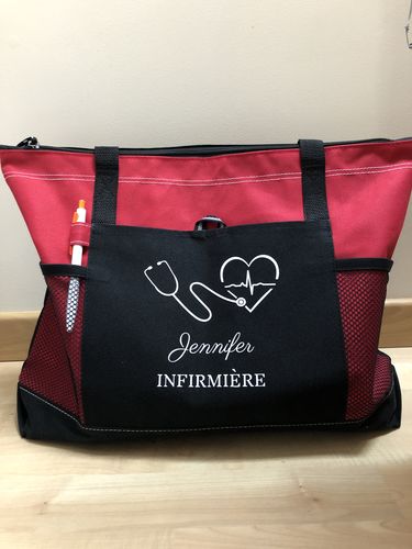 Sac infirmière personnalisé photo review