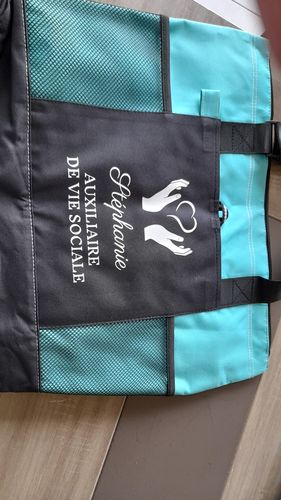 Sac auxiliaire de vie personnalisé photo review
