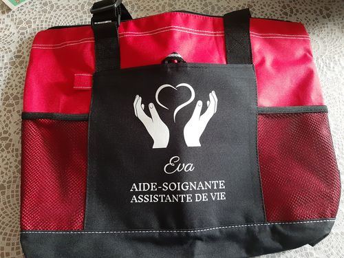 Sac auxiliaire de vie personnalisé photo review