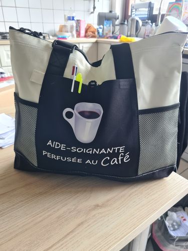 Sac perfusée au café personnalisé photo review