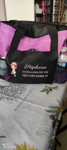 Sac soignante qui déchire avec prénom photo review