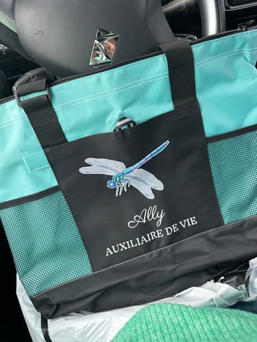 Sac auxiliaire de vie personnalisé photo review