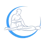 Motif kinésithérapie rééducation jambe pour vêtement kiné personnalisé