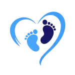 Motif soins bébé avec cœur pour vêtement personnalisé